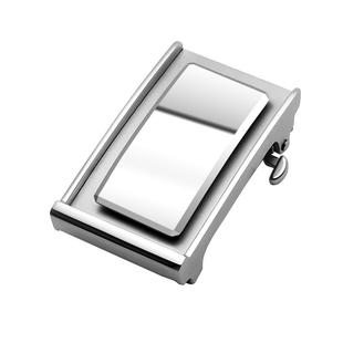 钨钢皮带头自动扣头男内穿式不锈钢无牙无孔腰带卡扣3.5裤带头3.8