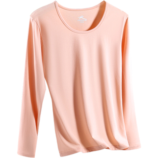 浪莎女士秋衣莫代尔上衣打底衫薄贴身棉毛衫新款线衣保暖内衣套装