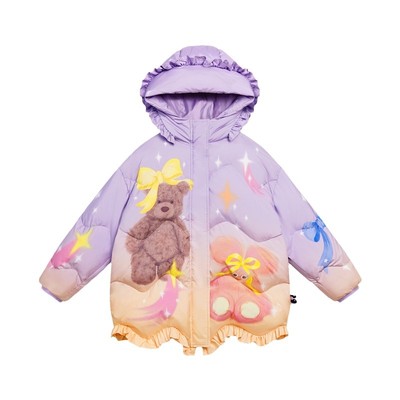 pocoblush毛绒玩具加厚白鹅绒服