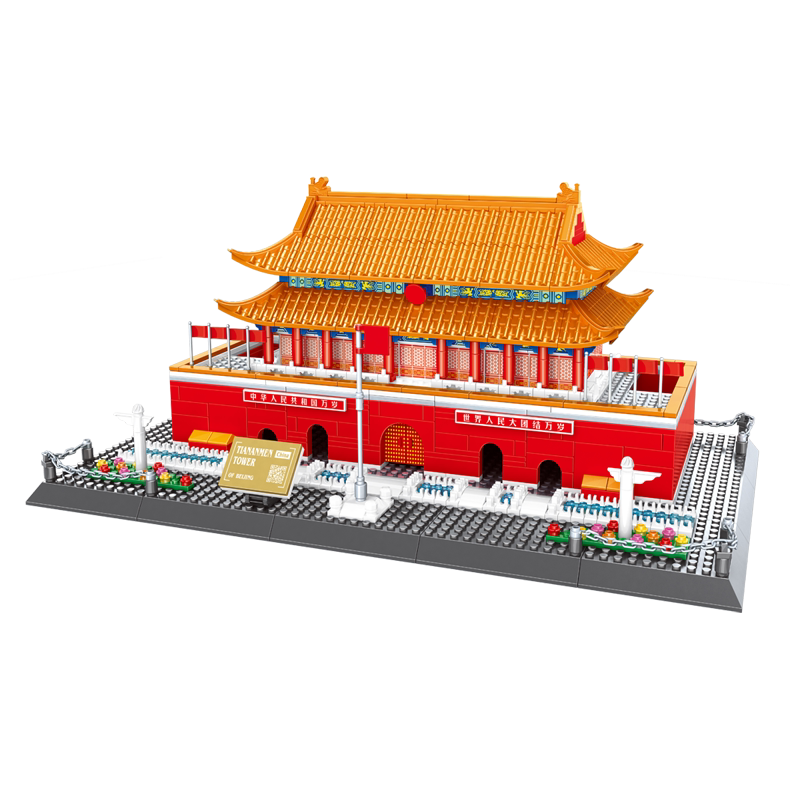 万格北京天安门城市建筑积木