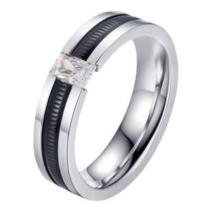 男生戒指ins原创设计情侣款对戒钛钢不掉色小众女无名指刻字定制