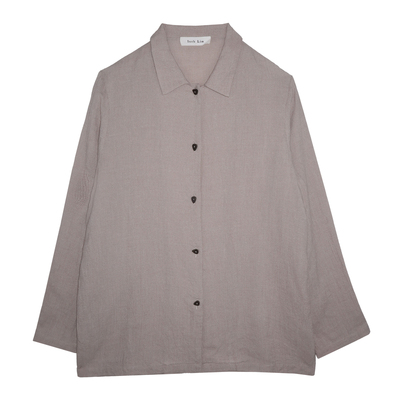 极简肌理感多穿亚麻衬衫