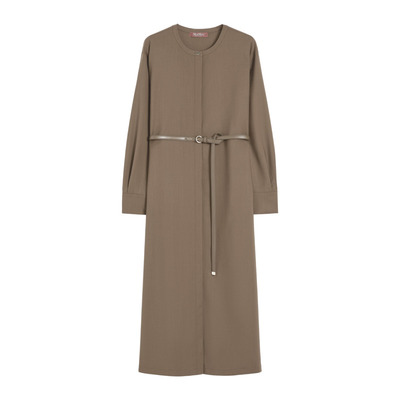 【春夏礼遇】MaxMara 2026早春女装绵羊毛长款连衣裙6221056106&