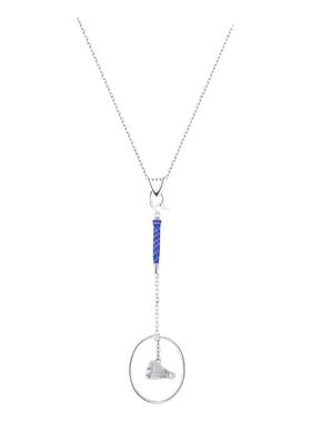 vinqui羽毛球925银运动项链女