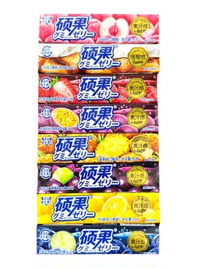 【10条包邮】硕果草莓可乐柠檬葡萄菠萝蓝莓白桃百香果口嚼糖35g
