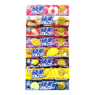 【10条包邮】硕果草莓可乐柠檬葡萄菠萝蓝莓白桃百香果口嚼糖35g