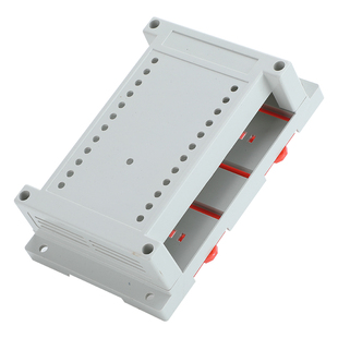 电子壳体PLC塑料外壳工控盒模块仪表壳体2-02A:145*90*40mm(黑/白