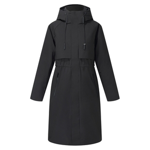 首降5折|歌莉娅95%鹅绒服男女款风衣式羽绒服防风长款外套