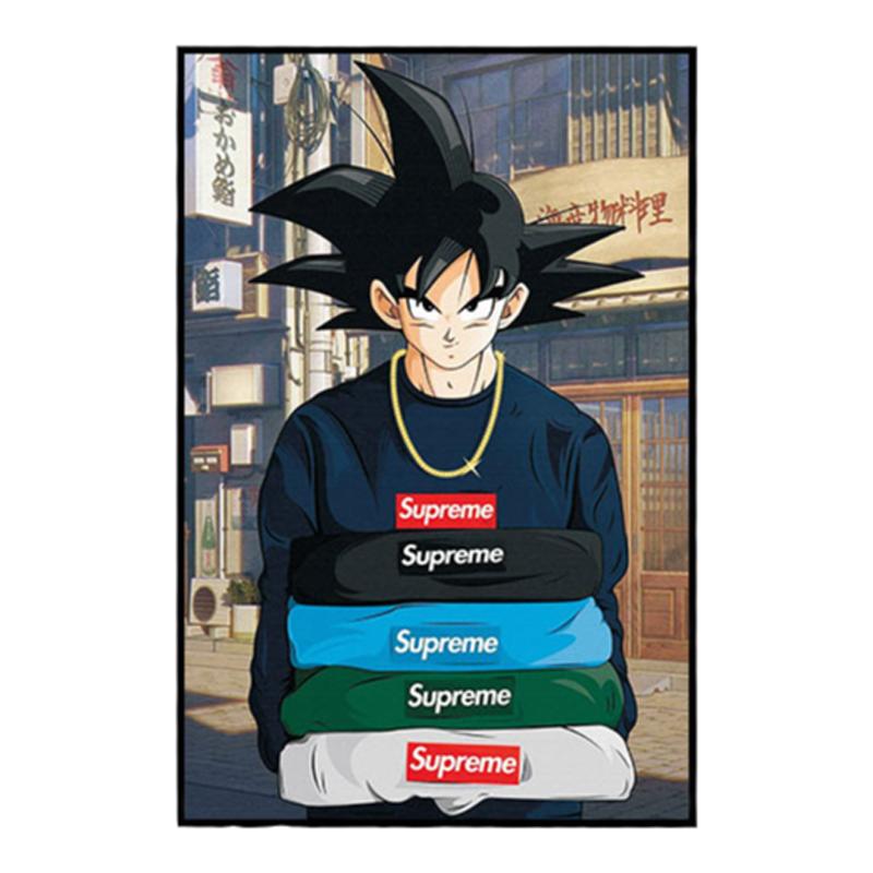 supreme潮牌龙珠火影装饰画