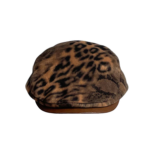 三环路美式复古豹纹前进帽时尚辣妹百搭显脸小高级感花色鸭舌帽女