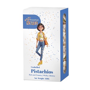 Dewa Fitnessfood美国带壳开心果Pistachios生坚果小食孕儿童Dewi