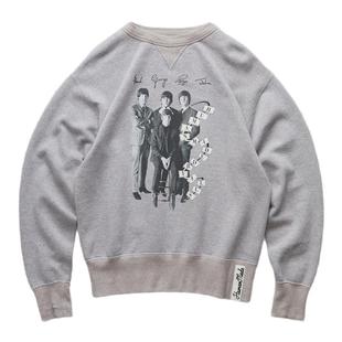 现货HUMNAN MADE BEATLES SWEATSHIRT日产披头士乐队纪念套头卫衣