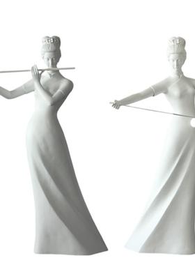 摆件玄关音乐酒店大型玻璃钢中式