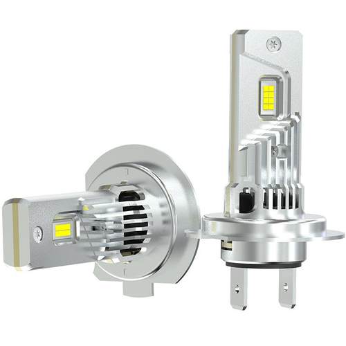 直插式LED汽车大灯泡H7近光H11远光9005自带解码超亮聚光极耀光H4