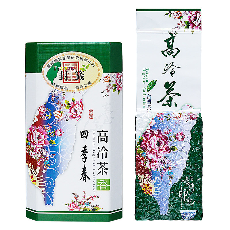 兰花香型罐装正宗台湾高山乌龙茶 优质 四季春高山茶 大容量300克