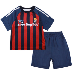 男童套装夏儿童夏装衣服2026新款男孩运动童装小少爷篮球服速干衣