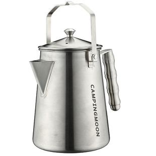 柯曼奶奶壶高颜值明火快速烧水壶 户外不锈钢一体茶壶手提鹰嘴壶