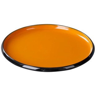 北欧风密胺餐具圆形宴席小炒盘商用饭店专用盘子火锅菜盘塑料圆盘
