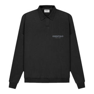 阿伦777 Fear Of God FOG Essentials 20FW背标字母长袖Polo衫男