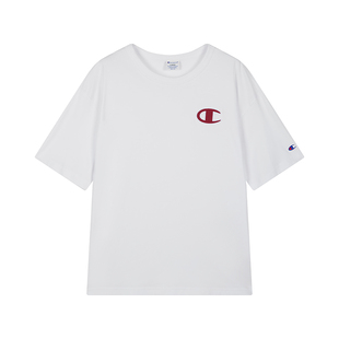 Champion冠军短袖男2026春季新款大Clogo圆领T恤女休闲宽松简约潮