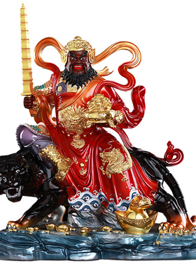 武财神赵公明树脂玻璃钢华音殿