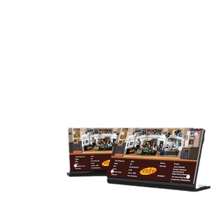 适用于乐高21328宋飞正传展示铭牌创意系列积木模型亚克力小架子