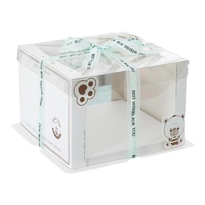 生日蛋糕盒半透明包装盒