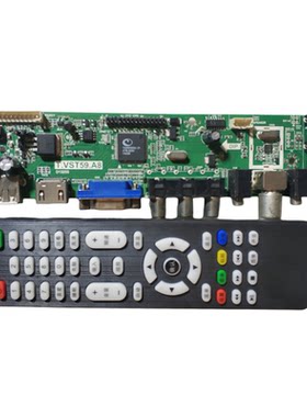 万能电视主板V29V56V59驱动板组装机14-32寸液晶vst.031.a81通用