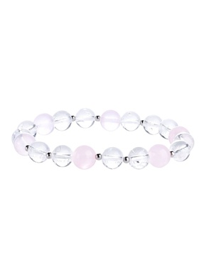 粉水晶手串小众生日礼物送女生