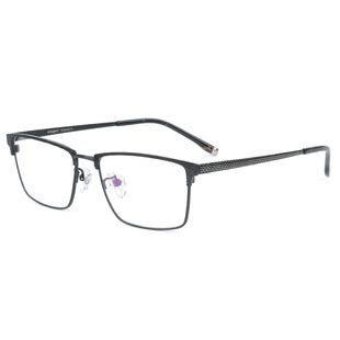 木村拓哉同款纯钛男士近视眼镜框商务方框配镜大头复古中年高智感