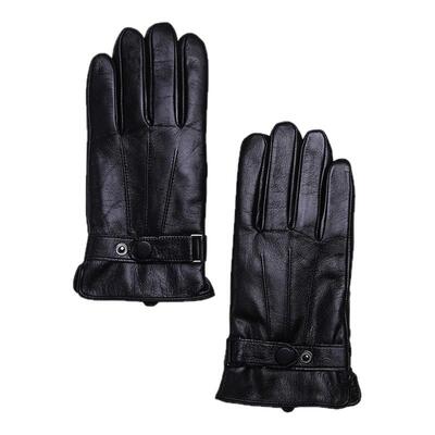 加厚保暖真皮手套进口山羊皮