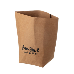 懒角落牛皮纸袋厨房冰箱水果蔬菜收纳袋可水洗防水防油杂物收纳筐