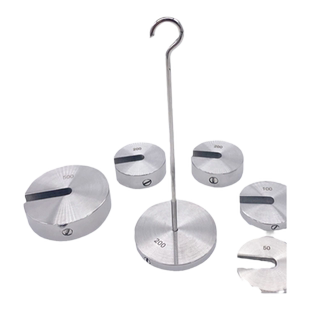 研衡M1不锈钢砝码增坨砝码1kg配重块挂盘秤砣带钩100g-2kg5kg开口