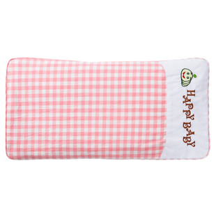 儿童绣花枕头套四季通用男女小孩婴儿纯棉全棉卡通25x50加长枕皮