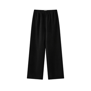 Marc O'Polo女士春新品竖条纹针织休闲裤高腰宽松阔腿裤时尚百搭