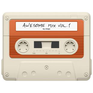 elago韩国适用苹果AirPods pro3无线蓝牙耳机套airpods4代盒式磁带复古type-c款新Pro2保护套创意软壳潮牌