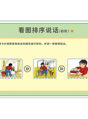 故事排序看图说话逻辑先后排序卡
