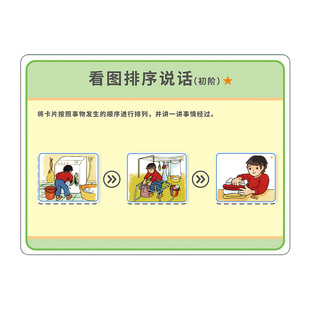 儿童讲故事排序看图说话逻辑先后顺序训练卡幼儿园语言区材料教具