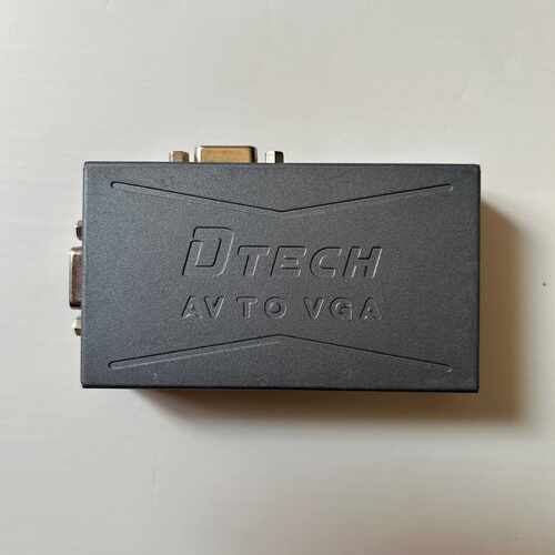 询价帝特DTECH DT-7003 AV转VGA转换器 金属壳议价