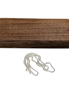 WANGWANG圆环项链2MM百搭吊坠S925纯银细款情侣银饰百搭吊坠项链