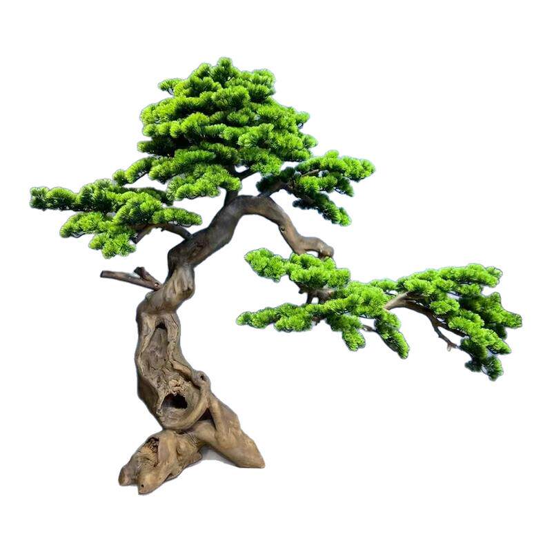 仿真松树迎客松罗汉松假松树商场酒店装饰造型迎客松景观摆件摆件