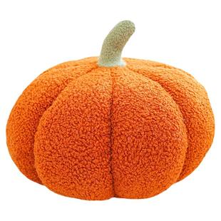 网红可爱小南瓜超软抱枕橘色毛绒玩具靠垫沙发客厅飘窗轻奢床头萌