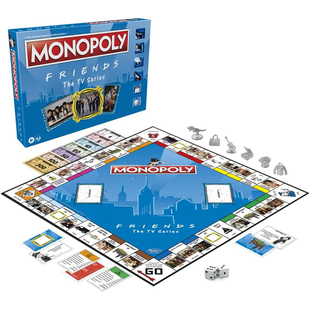 老友记大富翁周边Monopoly美剧Friends桌游休闲聚会 亚马逊英文版