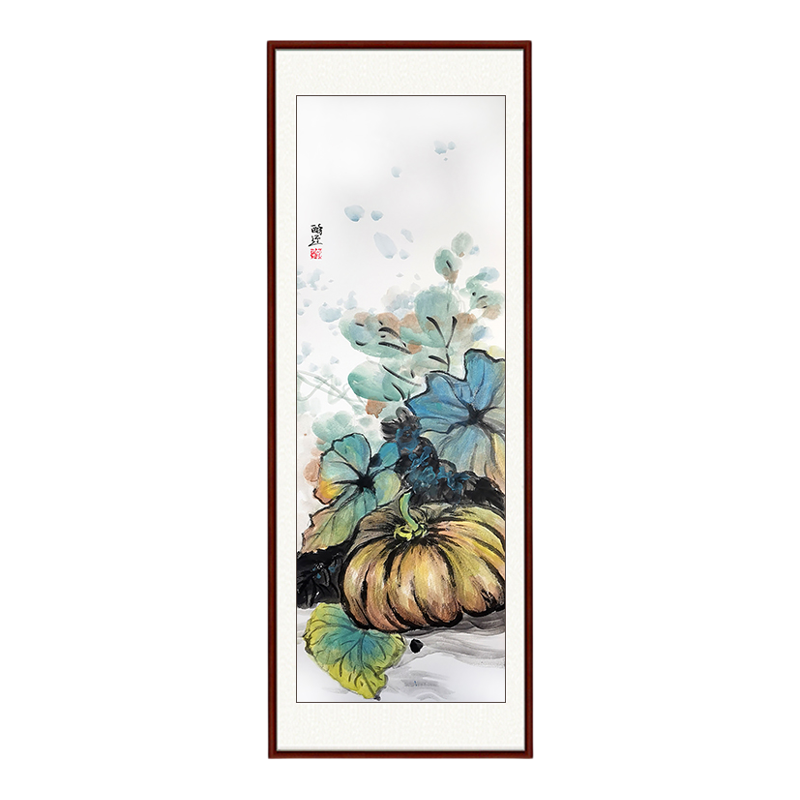 手工真迹房间过道酒店禅意中国画