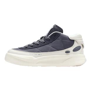 LOXKI洛克斯基小圆鞋High 板鞋男款冬2025新款休闲鞋子男百搭潮鞋