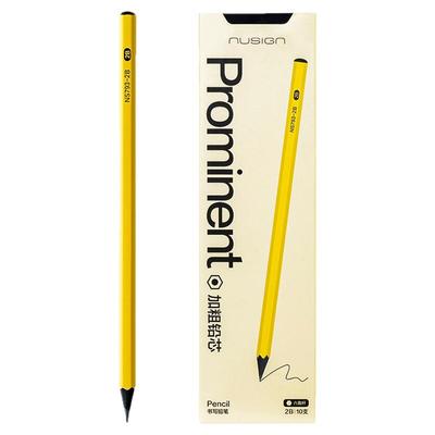 纽赛小黄杆加粗铅芯黑木铅笔
