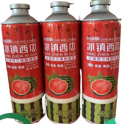 精酿冰镇西瓜啤酒1000ml中式高端精酿整箱批发西瓜味啤酒批发
