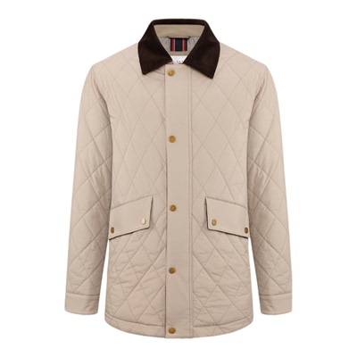 金利来GY外套夹克棉服男冬季新款菱格翻领棉衣加厚保暖休闲男冬装