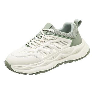 莆田阿甘男鞋夏季透气网面防臭网鞋运动跑步休闲厚底增高老爹潮鞋