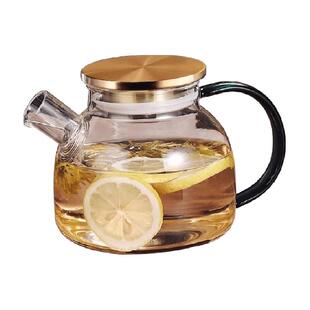 格娜斯玻璃茶壶单壶耐高温茶水分离泡茶器透明烧水壶茶具套装